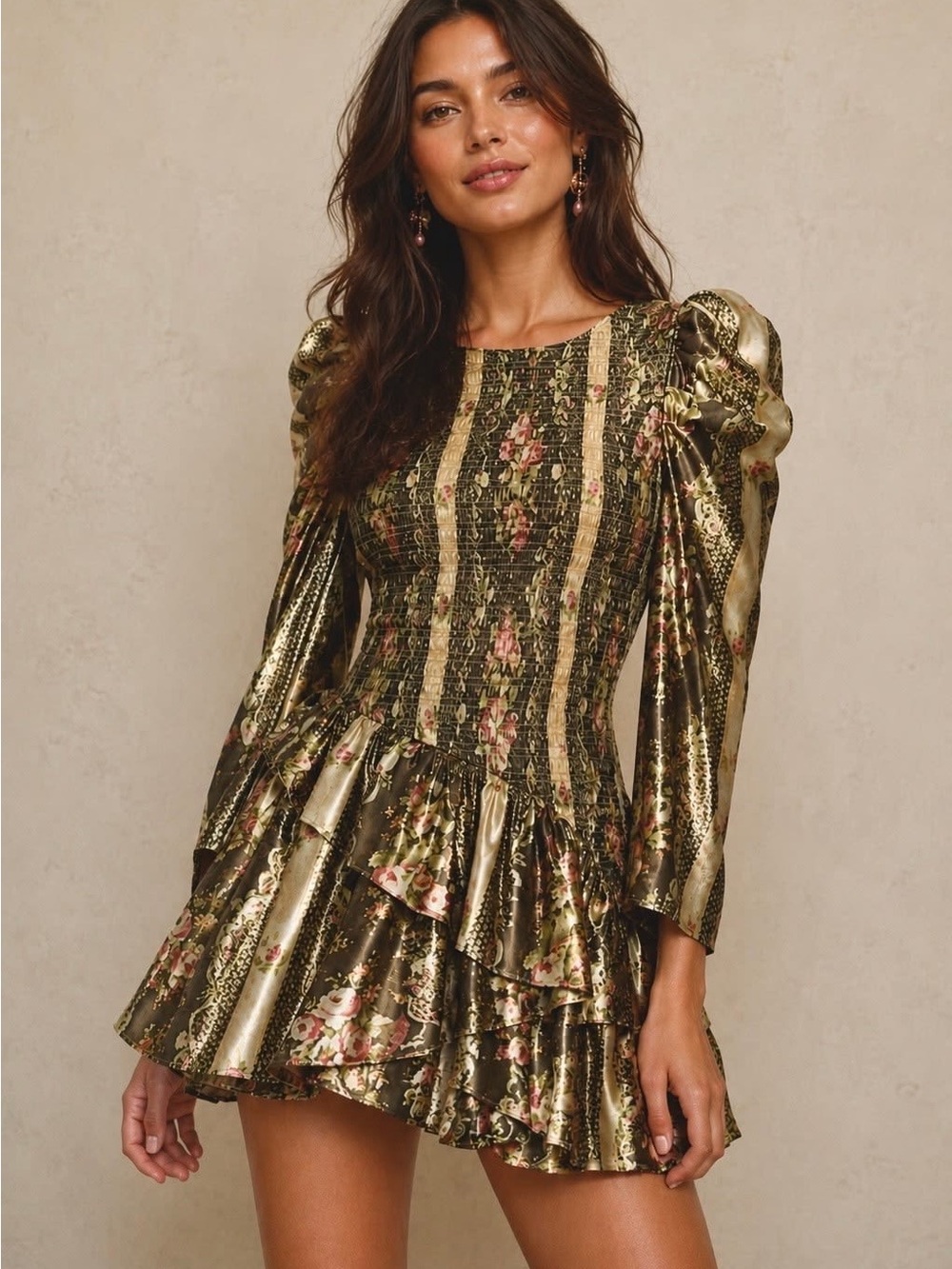 Loveshackfancy Greenwich Ruffled Mini Dress
